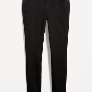 Old Navy Black Wash Mid-Rise Rockstar Super-Skinny Jeans 18